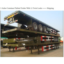 3axles 60tons Loading Capacity Container Trailer